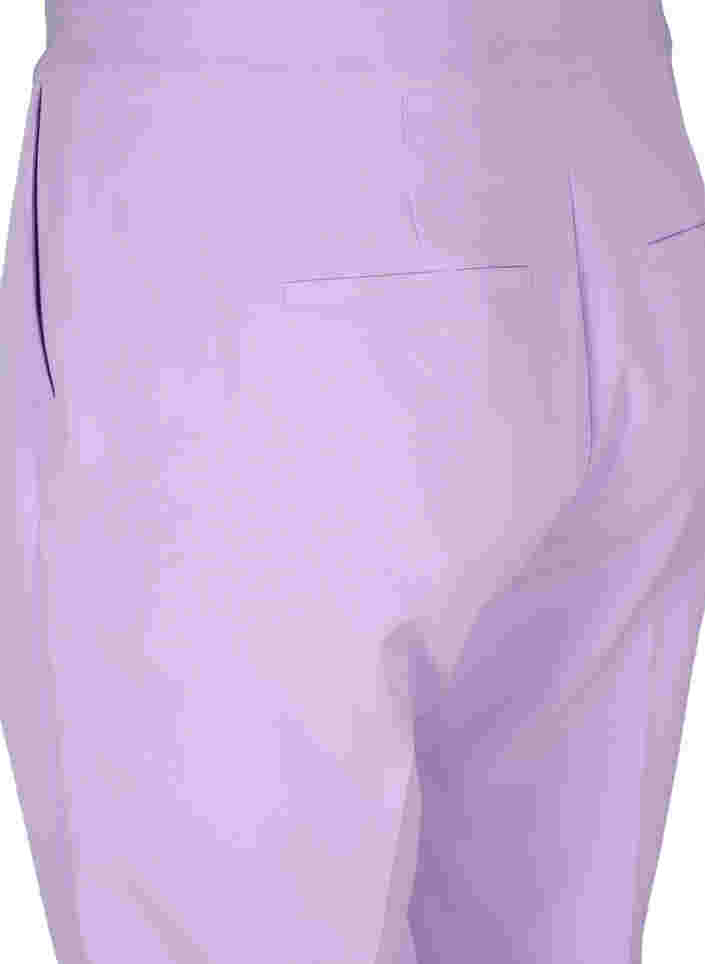 Cropped bukser med lommer, Orchid Bloom, Packshot image number 3