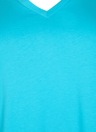 2-pak basis t-shirt i bomuld, Blue Atoll / Black, Packshot image number 2