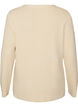 Finstrikket cardigan med dekorative knapper, Vanilla, Packshot image number 1