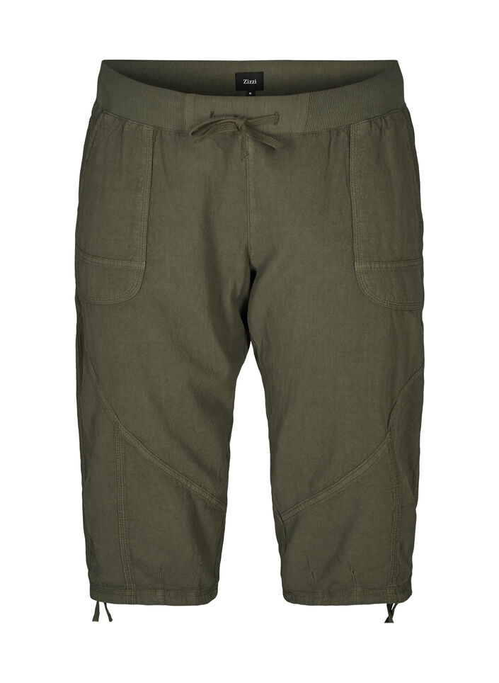 Knickers i bomuld, Gr&oslash;n, Packshot image number 0