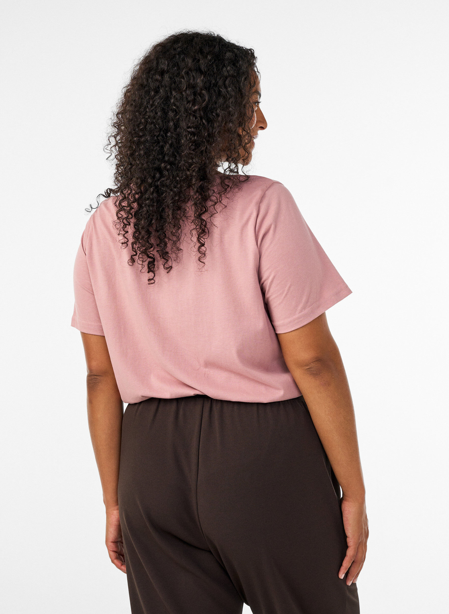 ZizziT-shirt med motiv, Lyser&oslash;d, Model image number 2