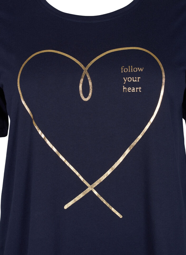 FLASH - T-shirt med motiv, Navy Blazer, Packshot image number 2