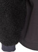 Sweatshirt med teddy&aelig;rmer og h&oslash;j hals, Gr&aring;, Packshot image number 3
