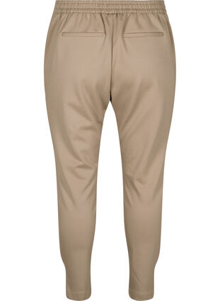 Cropped bukser med lommer, Silver Mink, Packshot image number 1
