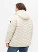 Letv&aelig;gts jakke med h&aelig;tte, Beige, Model image number 2