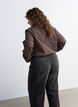 Ternet skjorte med rhinsten, Brun, Model image number 2
