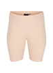 Ensfarvede basis cykelshorts, Beige, Packshot image number 0