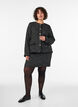 Kort nederdel i boucl&eacute;, Sort, Model image number 1