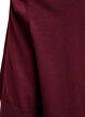 Finstrikket bluse med korte &aelig;rmer, R&oslash;d, Packshot image number 3