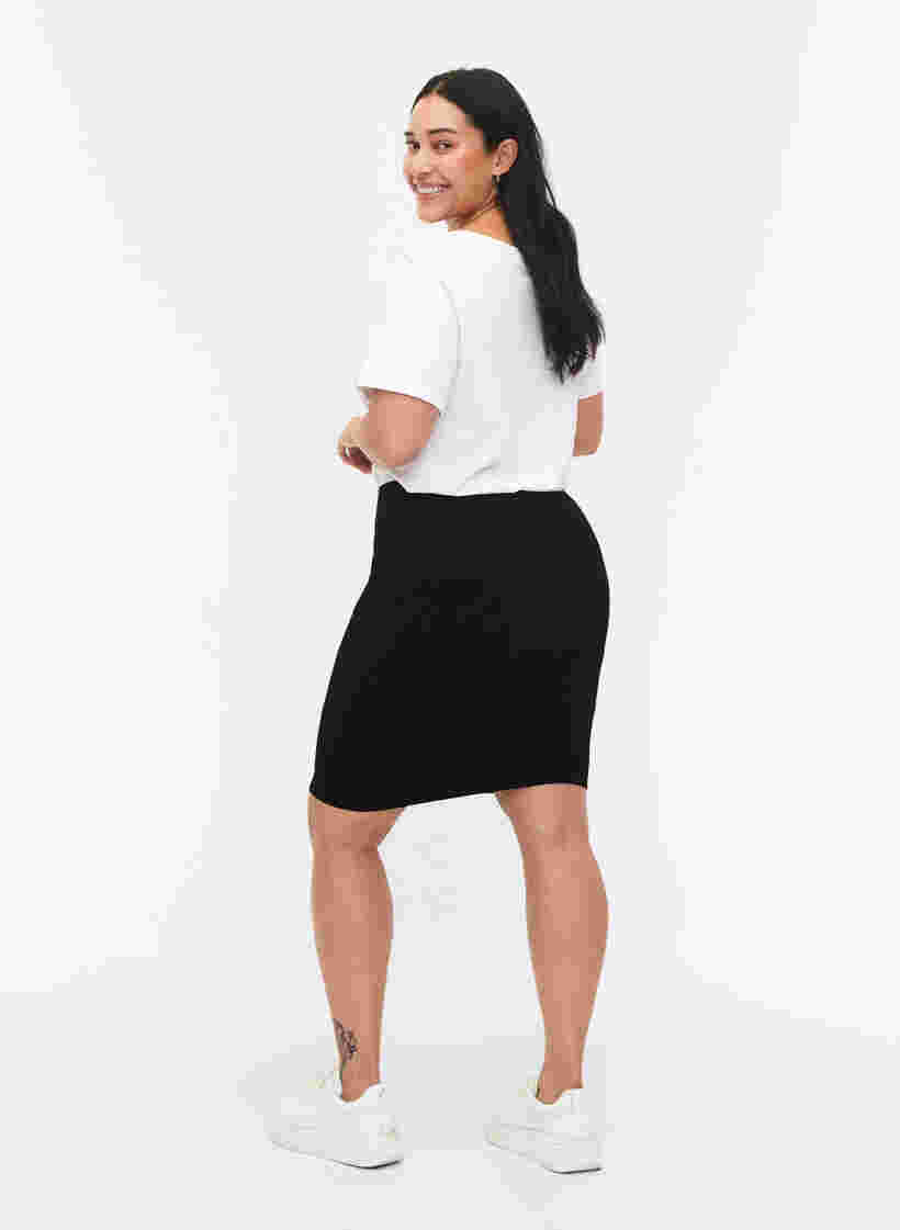 Tætsiddende seamless nederdel , Black, Model image number 1