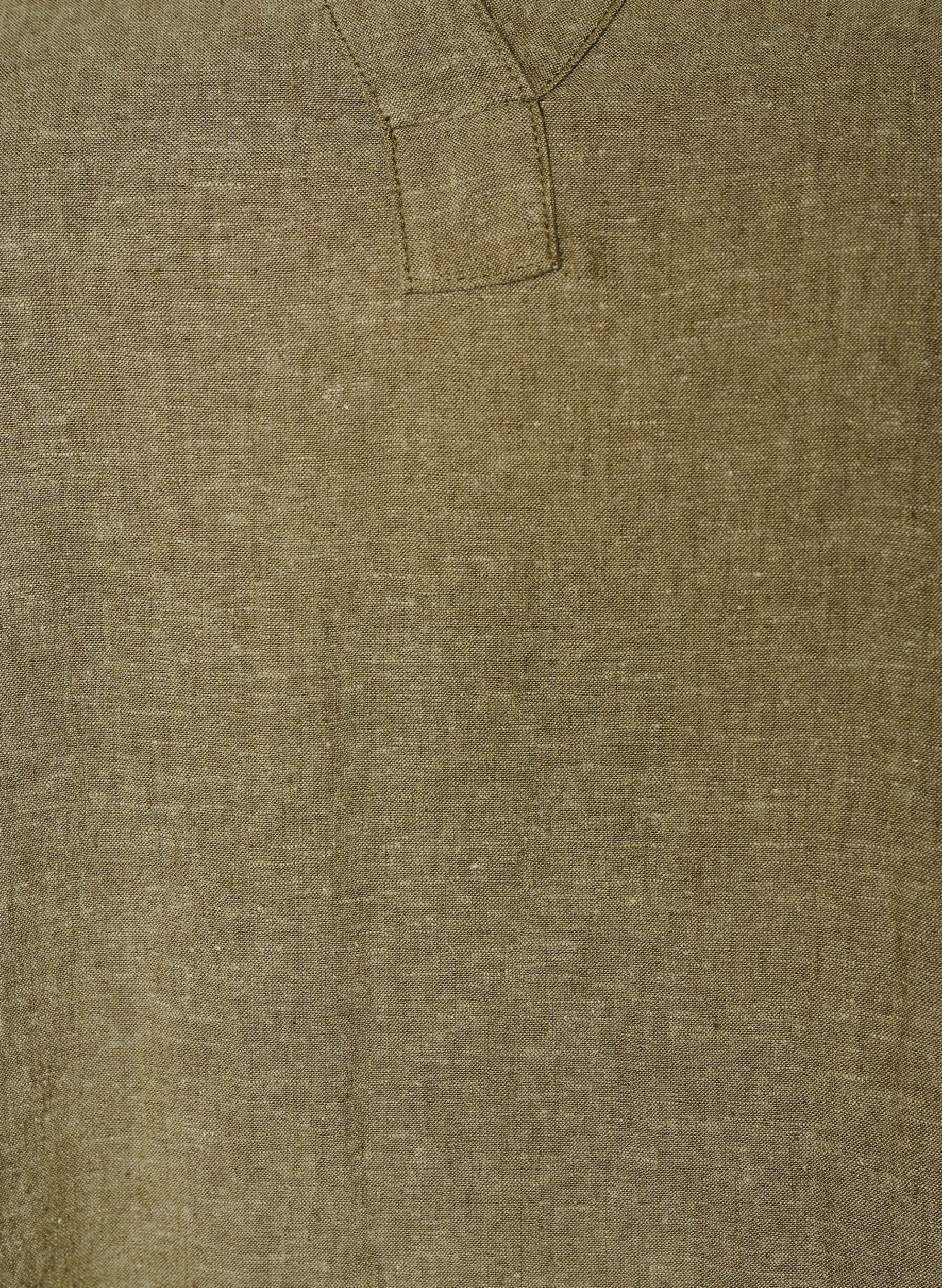 Zizzi Midikjole i h&oslash;r og viskose med 1/2 &aelig;rmer, Gr&oslash;n, Packshot image number 2