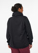 Sweatshirt med h&oslash;j krave og lommer, Sort, Model image number 2