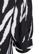 Bluse med smock og lange &aelig;rmer, Sort, Packshot image number 3