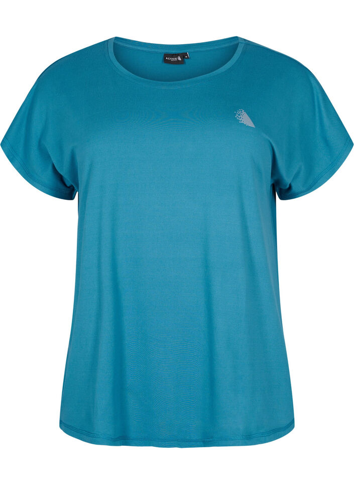 Ensfarvet trænings t-shirt, Dragonfly, Packshot image number 0