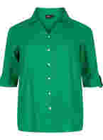 Skjortebluse med knaplukning, Jolly Green