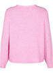 Strikcardigan med uld og knapper, Begonia Pink Mel., Packshot image number 1