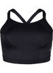 CORE, SUPER HIGH, SPORTS BRA - Sports bh med justerbare skulderstropper, Black, Packshot image number 0