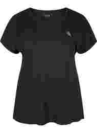 Kortærmet trænings t-shirt, Black