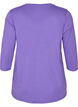 Tr&aelig;ningsbluse med 3/4 &aelig;rmer, Lilla, Packshot image number 1