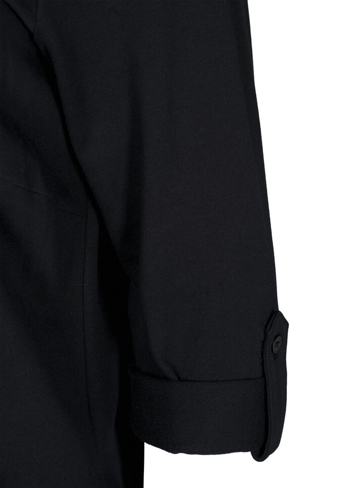 Ballonkjole med lommer, Sort, Packshot image number 3