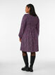 Kjole med smock-overdel og sm&aring;blomstret m&oslash;nster, Bl&aring;, Model image number 2