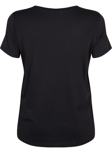 Trænings t-shirt med print, Black w. Disciplined, Packshot image number 1