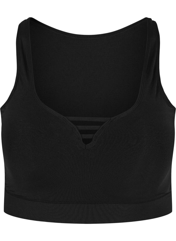 Let vatteret bh med string detaljer, Black, Packshot image number 0