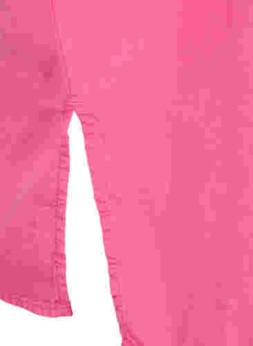 Kjole med 3/4 ærmer og bindebånd, Shocking Pink, Packshot image number 3