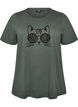 T-shirt med motiv, Gr&oslash;n, Packshot image number 0