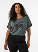 T-shirt med motiv, Gr&oslash;n, Model image number 0