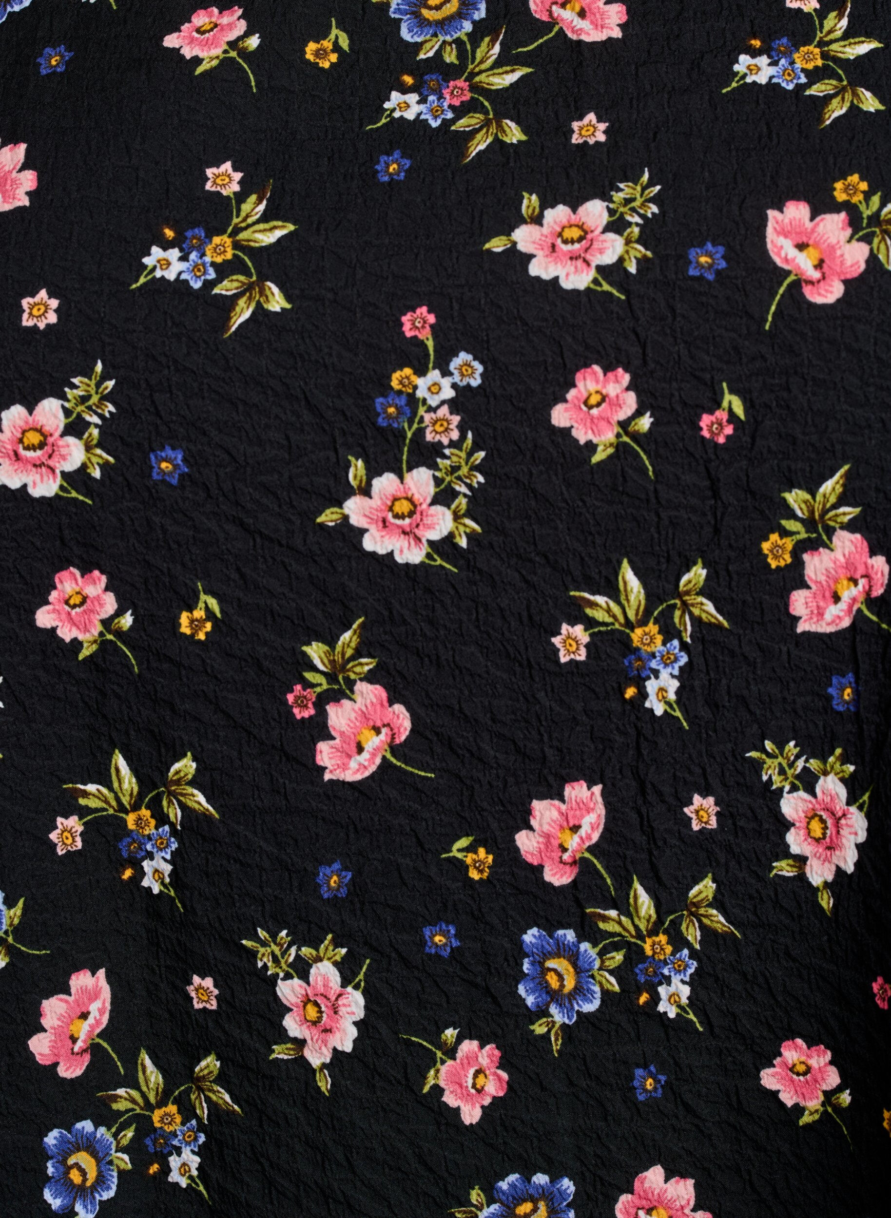 Zizzi FLASH - &AElig;rmel&oslash;s top med tekstur, Sort, Packshot image number 2