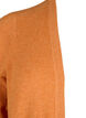Meleret strik cardigan med lommer, Orange, Packshot image number 2