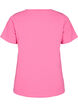 Ensfarvet basis t-shirt i bomuld, Lyser&oslash;d, Packshot image number 1