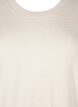 FLASH - Strikbluse med rund hals, Beige, Packshot image number 2