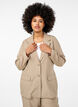 FLASH - Blazer med lommer og slids, Beige, Model image number 0