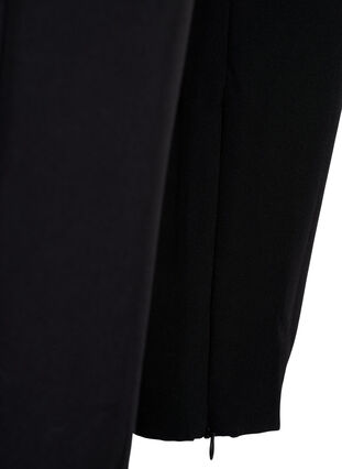 Bukser med lynlås ved anklen, Black, Packshot image number 3