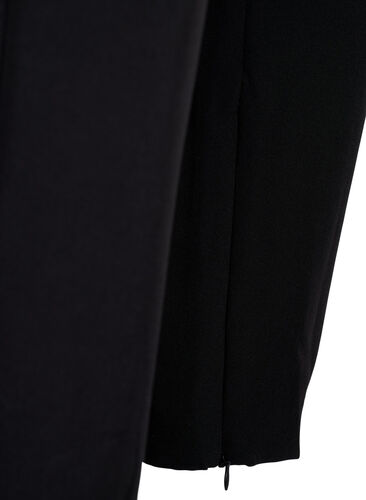 Bukser med lynlås ved anklen, Black, Packshot image number 3