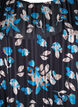 Kort kjole med print og rund hals, Black Blue Fl. AOP, Packshot image number 2