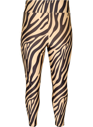 Leggings med zebra print, Zebra AOP, Packshot image number 1