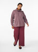 Sweatshirt med h&oslash;j krave og lommer, R&oslash;d, Model image number 1