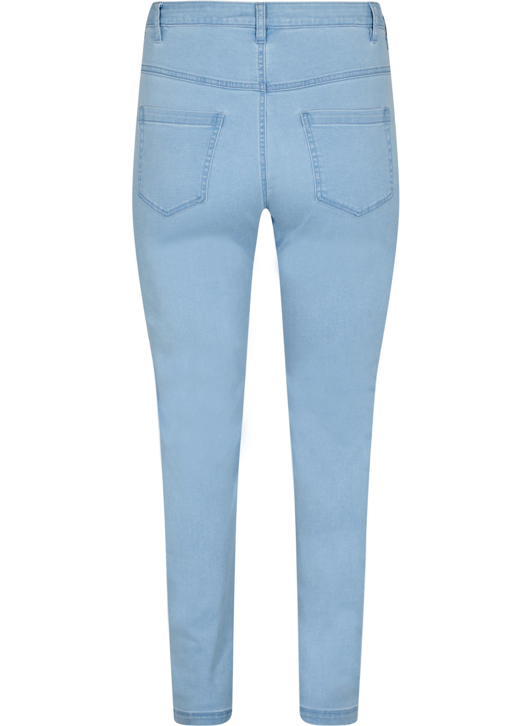 ZizziSlim fit Emily jeans med normal talje, Bl&aring;, Packshot image number 1