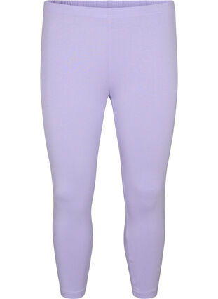 Basis 3/4 leggings i viskose, Lavender, Packshot image number 0