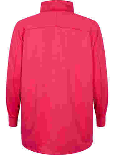 Lang sweatshirt med lomme og lynlås, Jazzy, Packshot image number 1