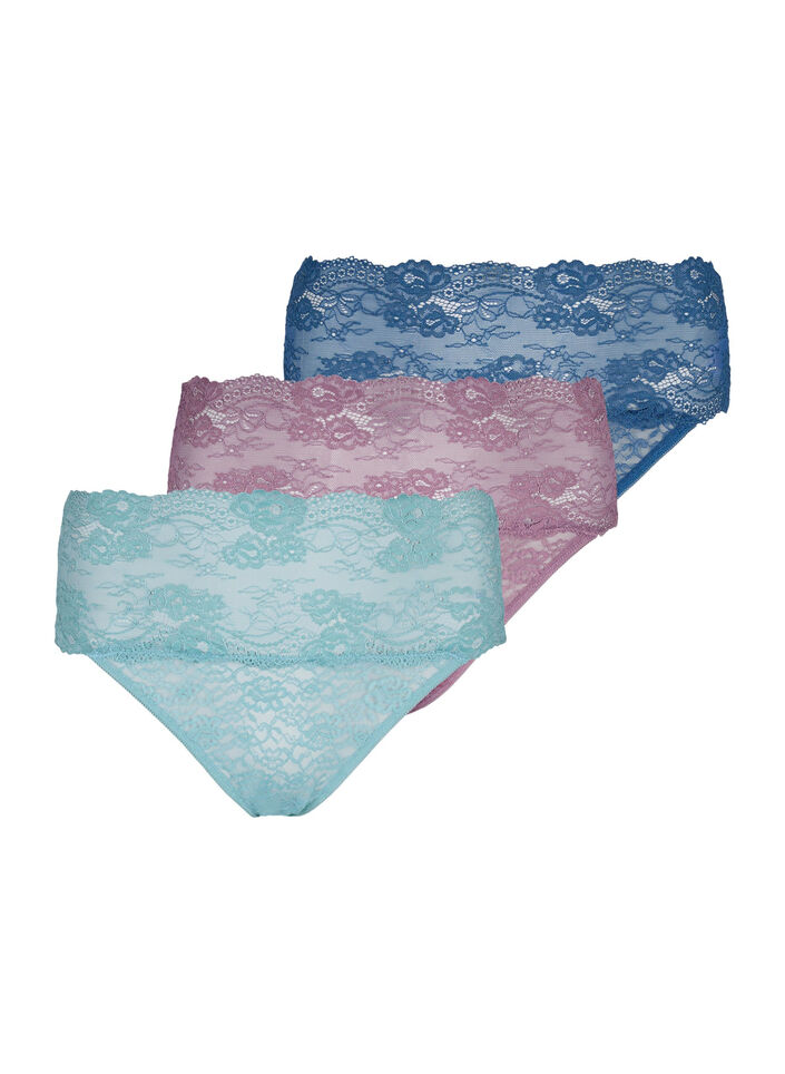 3-pak blonde g-streng, Mix assortments AW, Packshot image number 0