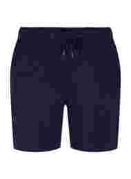 Løse shorts med bindesnøre og lommer, Navy Blazer