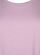 Kort&aelig;rmet t-shirt i bomuldsblanding, Lilla, Packshot image number 2