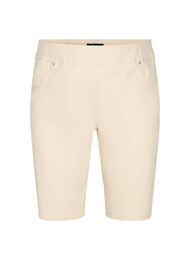 Tætsiddende shorts med baglommer, Fog