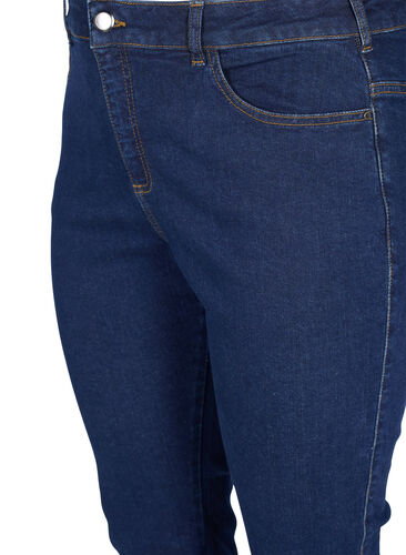Ellen bootcut jeans med høj talje, Unwashed, Packshot image number 2