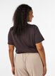 T-shirt med motiv, Brun, Model image number 2