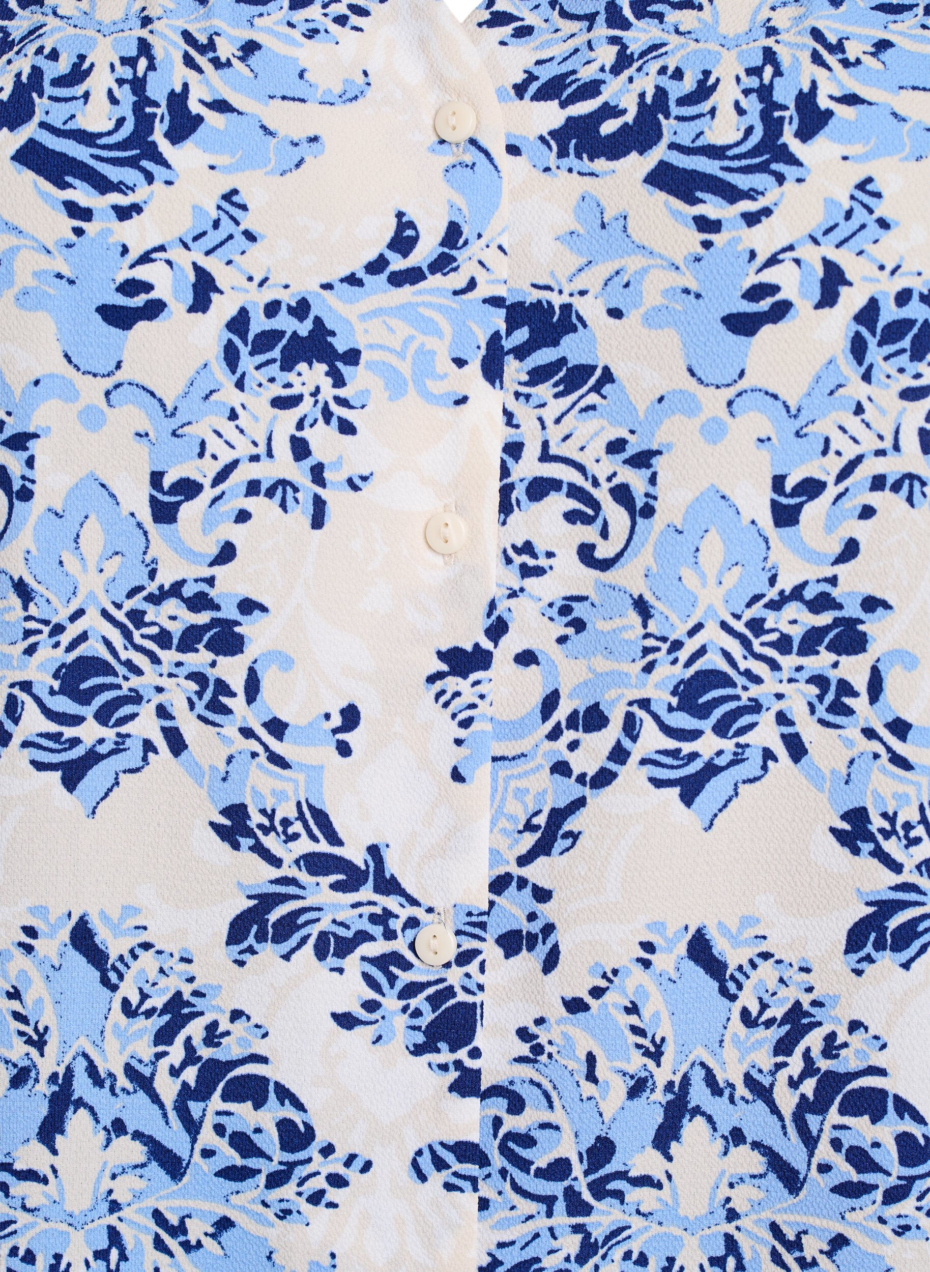 Zizzi Skjortebluse med 1/2 &aelig;rmer, Beige, Packshot image number 2